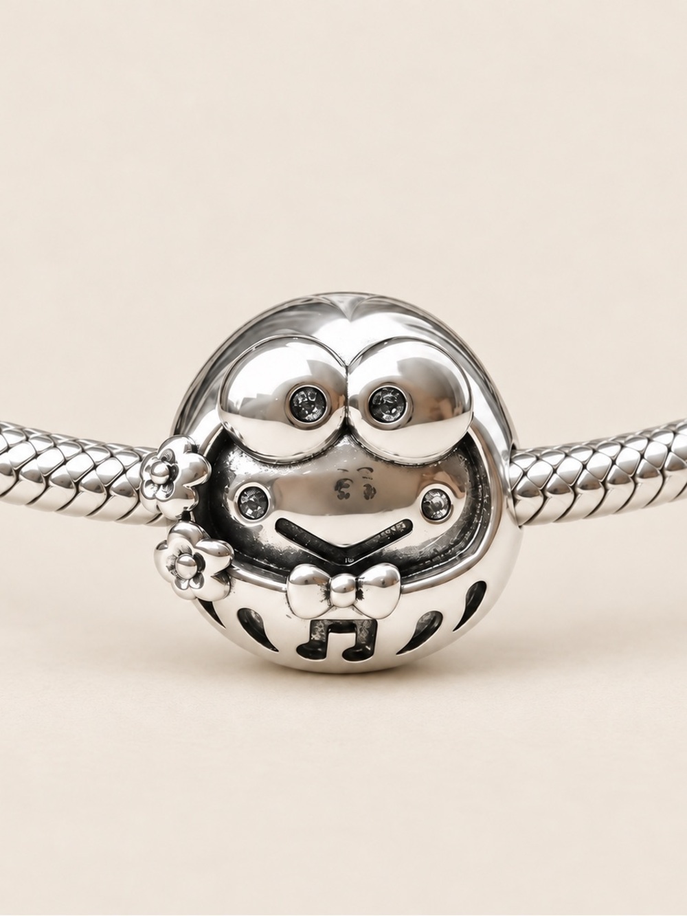 Sterling Silver Charm Bead - Cute Pendant Charm